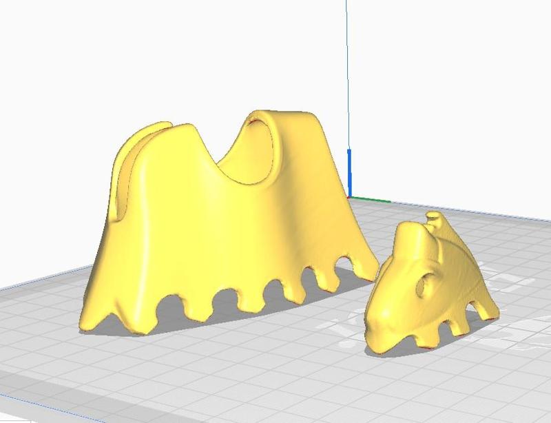 Playmobil horse coat and hood, scalloped hem