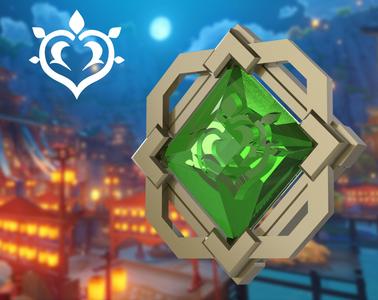 Liyue dendro vision genshin impact 3d print cosplay stl files