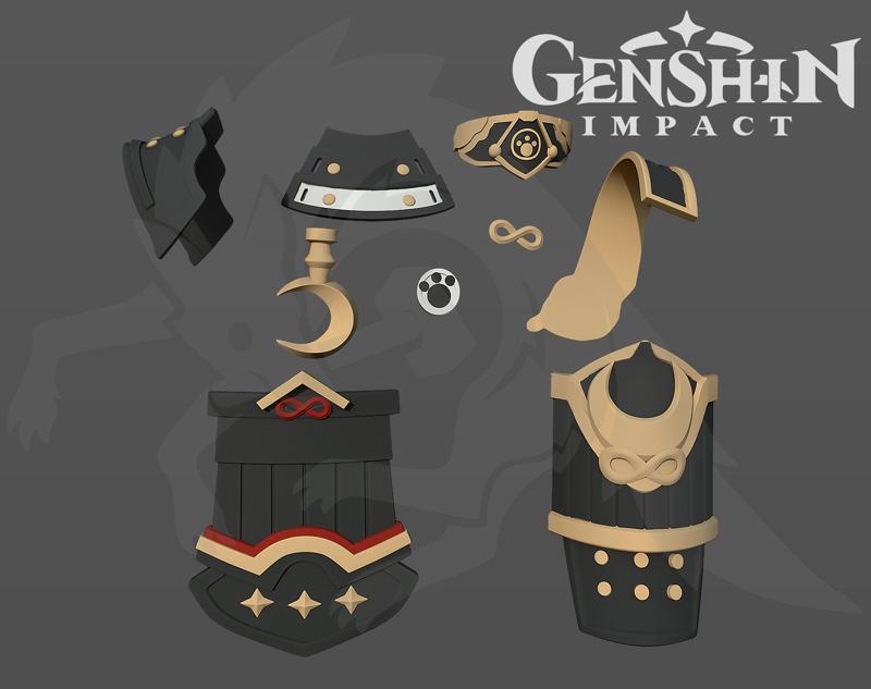 GOROU ACCESSORIES SET GENSHIN IMPACT