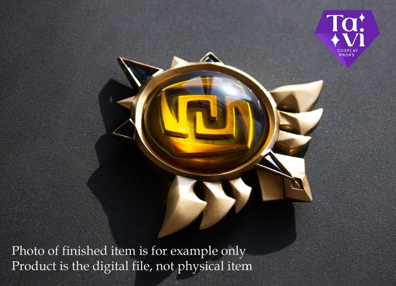 Mondstadt geo vision genshin impact 3d print cosplay stl files