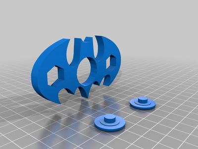Batman Fidget for 22mm bearing and 2x 8mm nuts