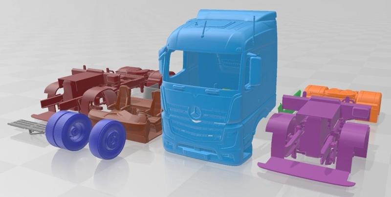 Mercedes Actros Stream Spase 2012 Printable Truck