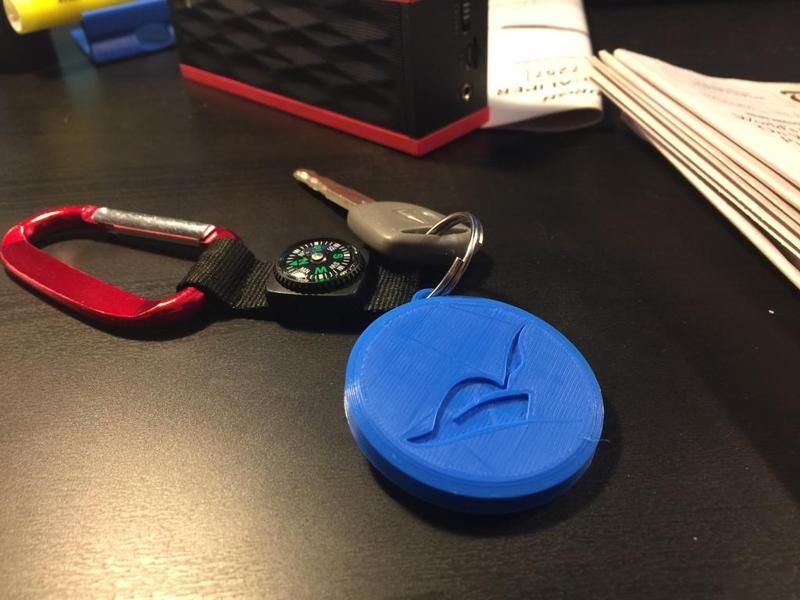 Silicon Valley Pied Piper Logo Keychain