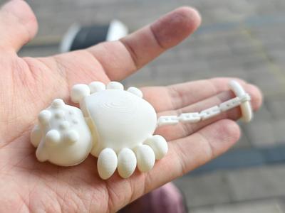 Q version spider zipper pull, backpack pendant