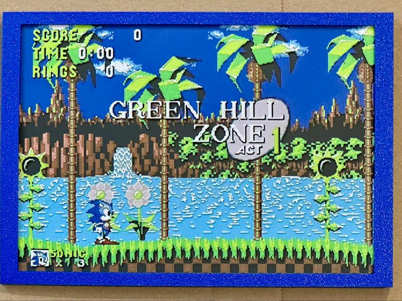 Green Hill Zone Hueforge
