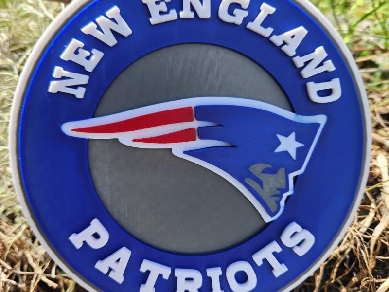 New England Patriots Jumbo Fan Medallion