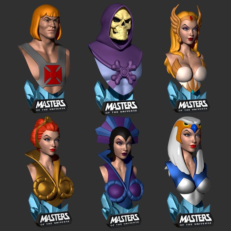MOTU Busts Pack