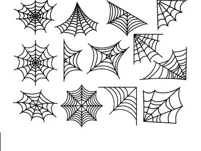 Halloween spider webs starter pack