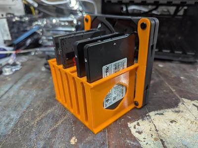 120mm Fan Mount for 6x 2.5" SSD