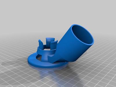 Height adjustable router support for rotary tool (REMIX)