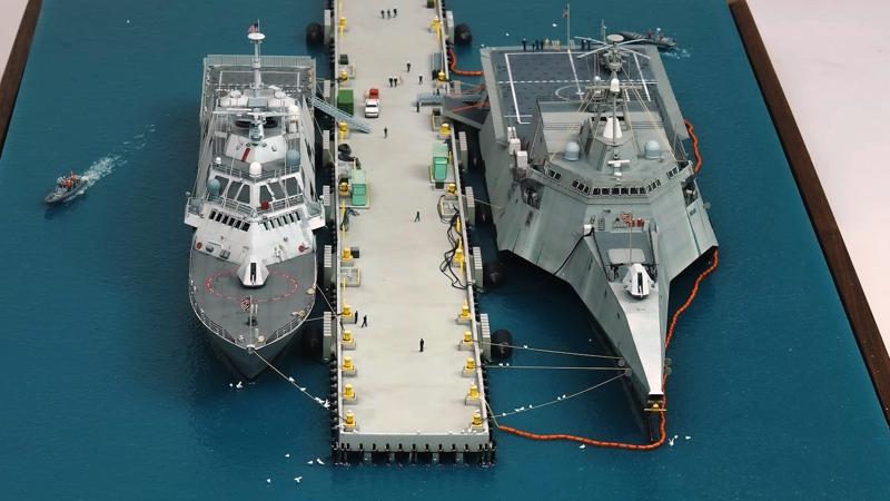 San Diego Ship Yard  (scale 1/350)