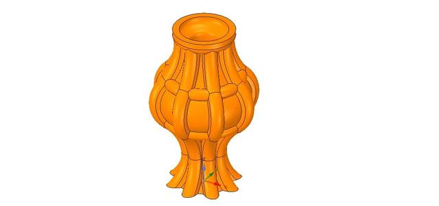 vase cup vessel v29 for 3d-print or cnc