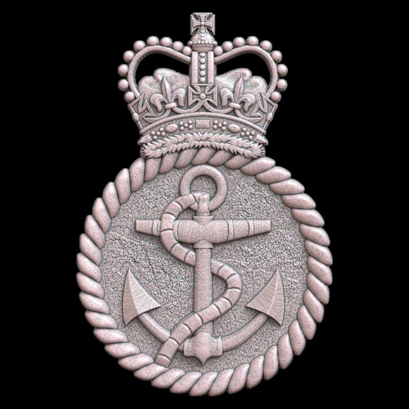 3D Model STL File for CNC Router Laser & 3D Printer Royal Navy