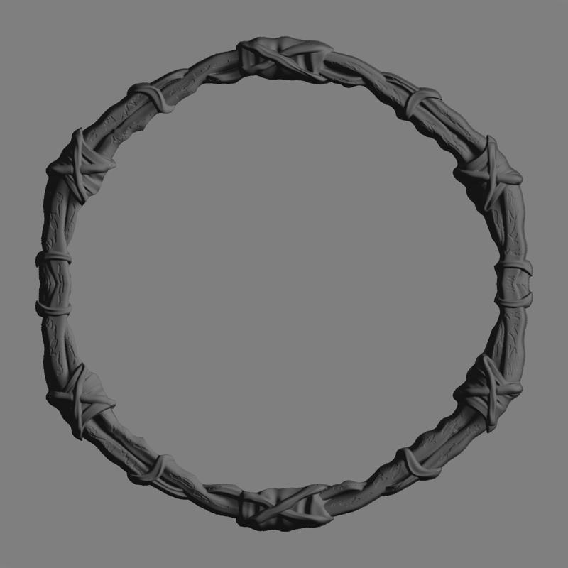 frame stl cnc design