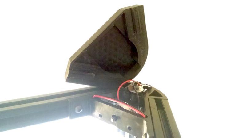 Kossel 2020 Delta Tower Endcaps With Added Clearance