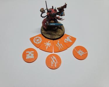 KT24 Fellgor Ravager Tokens (deboss and multicolor)