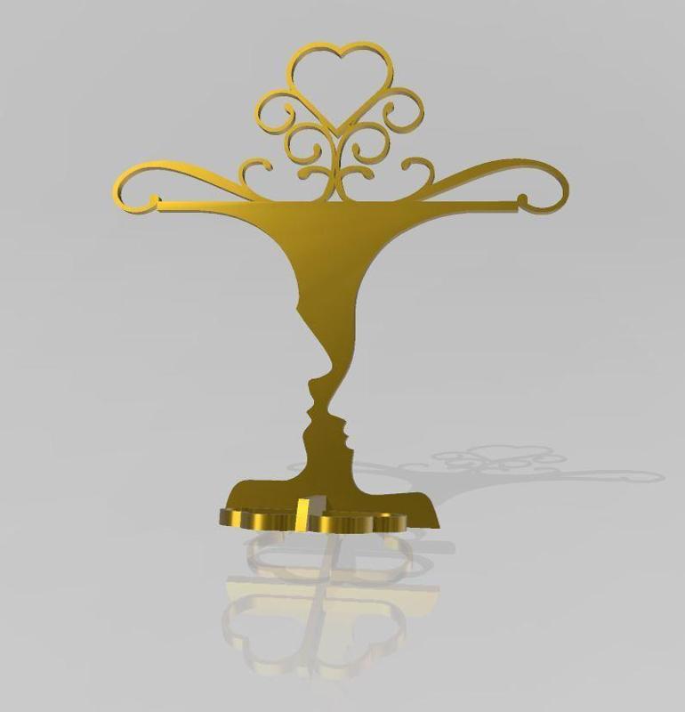 Couple Lovers Jewelry Holder 3DFG