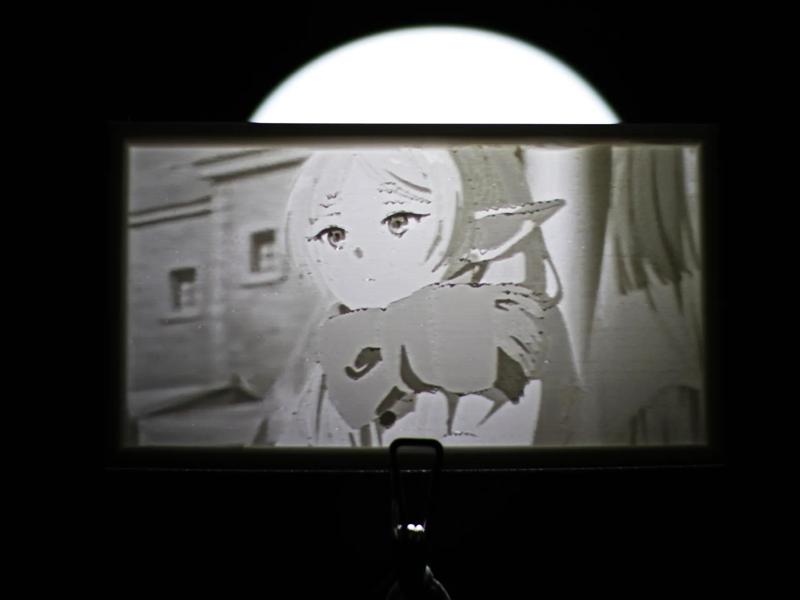 Frieren's Reminiscence Lithophane