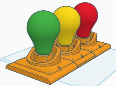 Traffic Light for Kids – Lightbulb Socket Ready