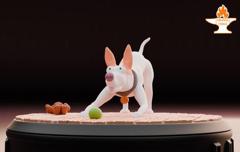 Dog: Podenco Ibicenco / Ibizian hound playing