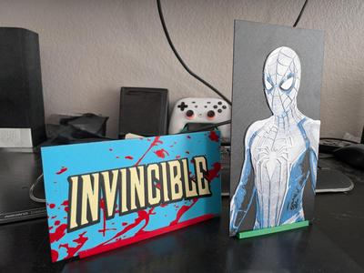Minimalist Hueforge display Stand with 5° Tilt