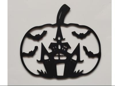 Halloween decoration - pumpkin sticker