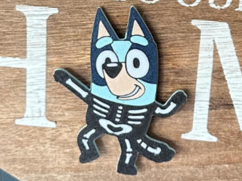 Halloween Bluey Skeleton Costume