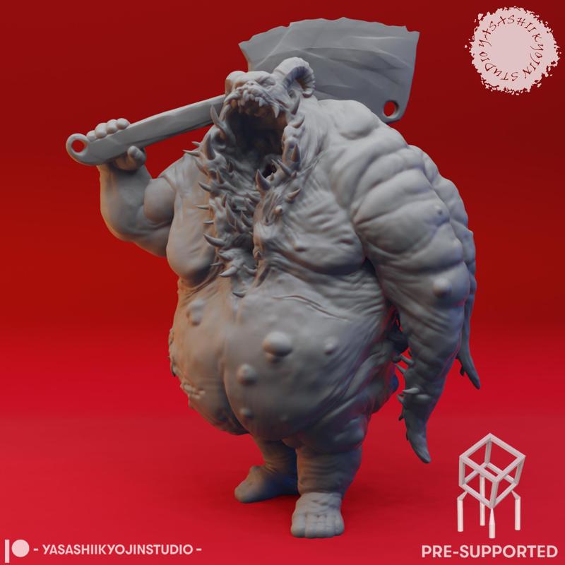 Gluttony Demon - Tabletop Miniature (Pre-Supported)