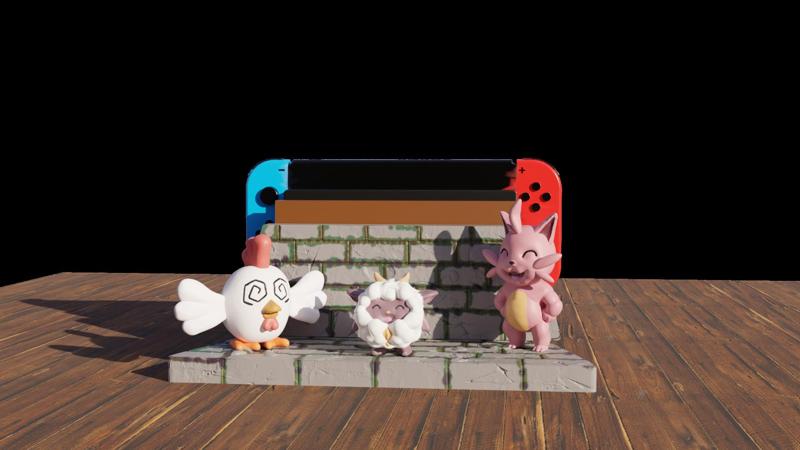 NINTENDO SWITCH PALWORLD DOCK HOLDER