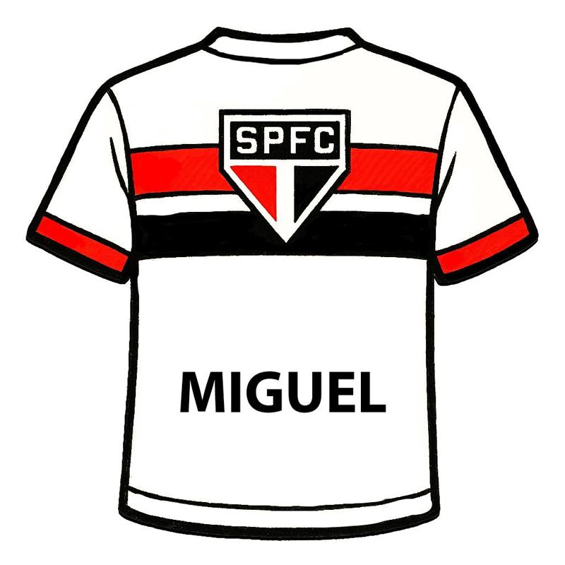 Customizable São Paulo Soccer Board Team Shirt