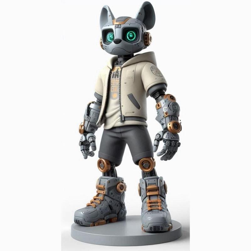 Urban Vibes / urban wild robot 003 / art toy / magic makes