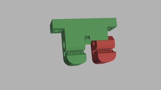 FolgerTech 2020 i3 Y Axis Belt Holder and Tensioner