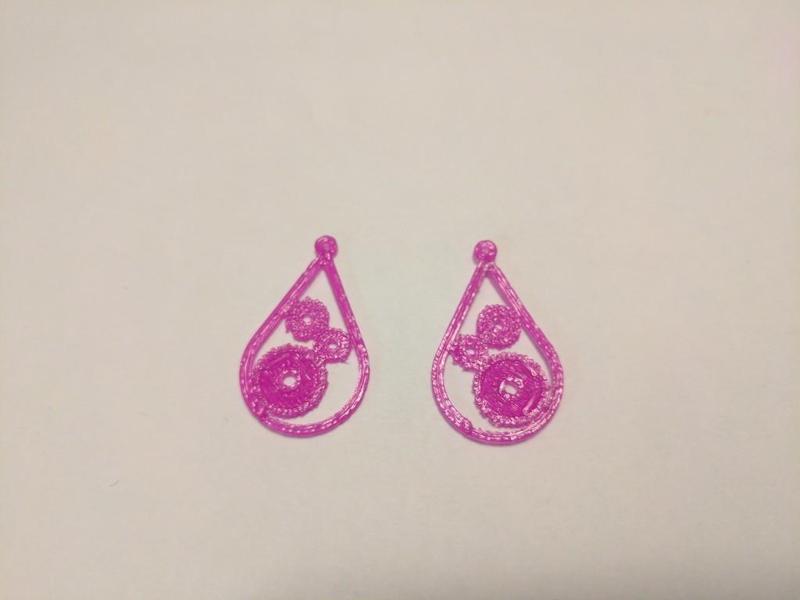 Gear Earrings - One Piece
