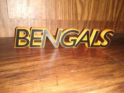 Cincinnati Bengals Wall/ Shelf Decor