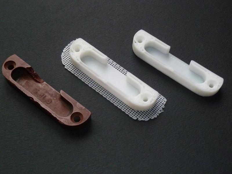 Recessed roller keep