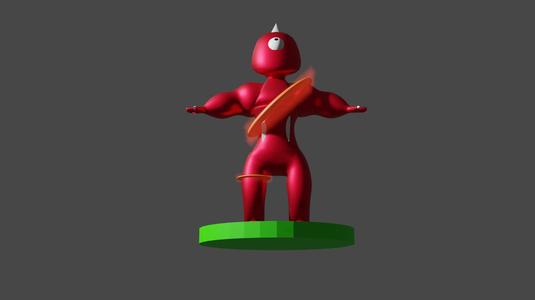 Mezu cyclops figurine