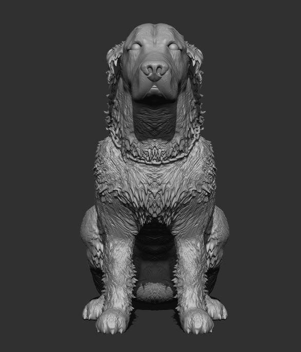 Golden Retriever - Elegance and Joy in 3D