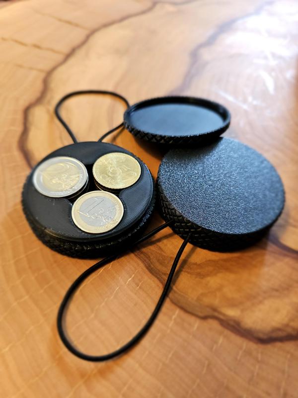 Coin box for Euro coins