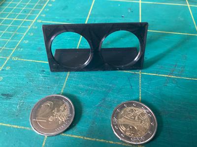 2 euro coin display stand Paris 2024 Olympic Games