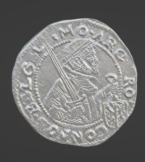 Silver Dutch Rijksdaalder Coin