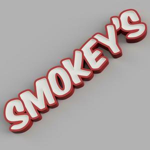 NAMELED SMOKEY'S - LED LAMP WITH NAME