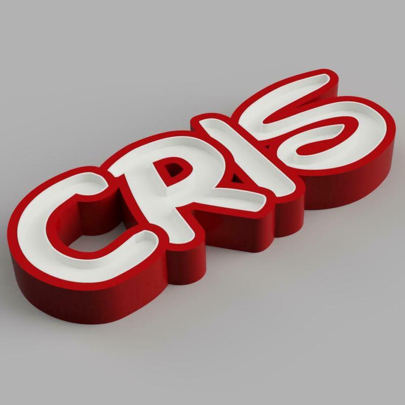 NAMELED CRIS (Disney Font) - LED LAMP WITH NAME