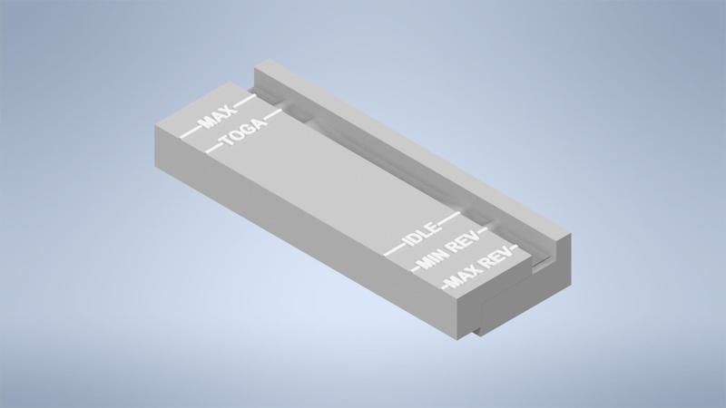 Embraer E-Jets inspired DETENT TWCS Trustmaster T.16000M Throttle
