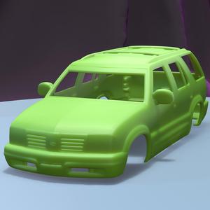 OLDSMOBILE BRAVADA 1998 (1/24) printable car body