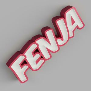 NAMELED FENJA - LED LAMP WITH NAME