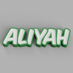 NAMELED ALIYAH - LED LAMP WITH NAME