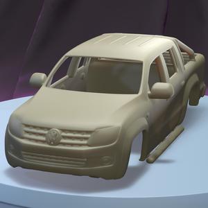 VOLKSWAGEN AMAROK CREWCAB 2011  (1/24) printable car body