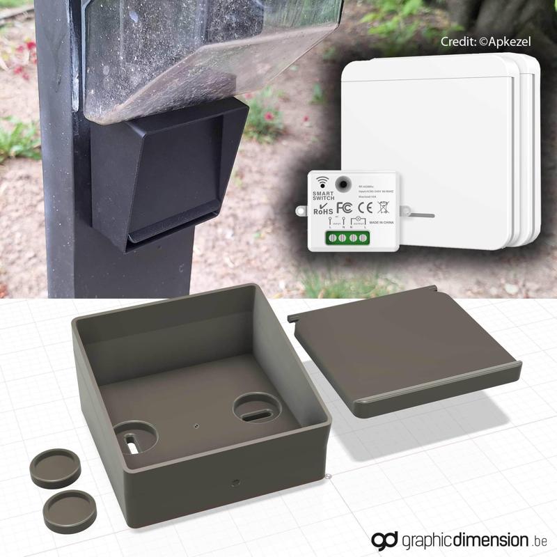 Outdoor protective enclosure for wireless switch | APKEZEL