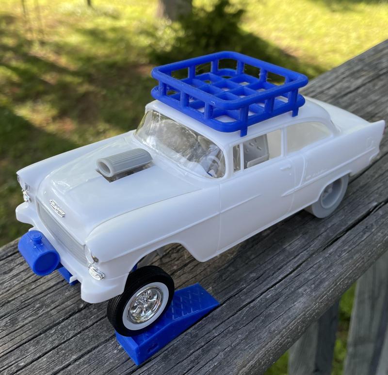 AMT 55 Chevrolet Bel Air Gasser Roof Rack Model Car Parts 1-25