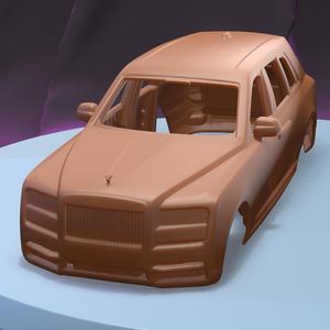 ROLLS ROYCE CULLINAN 2019 (1/24) printable car body